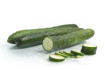 Fresh Sliced Cucumber