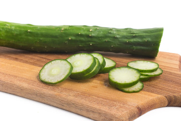 Fresh Sliced Cucumber