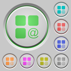 Component sending email push buttons