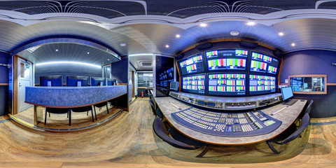 3d panorama inside ob van broadcast videographer compartment 360 panorama obvan compartment videostudio video air video director panorama 3d obvan panorama video director module inside ob vans.