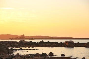 Dampier coastline in Pilbara region, Australia