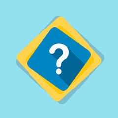 Help Question buton illustration