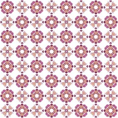 Seamless texture with 3D rendering abstract fractal purple pattern