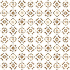 Seamless texture with 3D rendering abstract fractal orange pattern