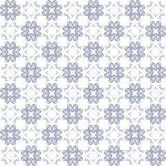 Seamless texture with 3D rendering abstract fractal blue pattern