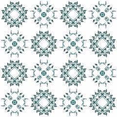 Seamless texture with 3D rendering abstract fractal blue pattern