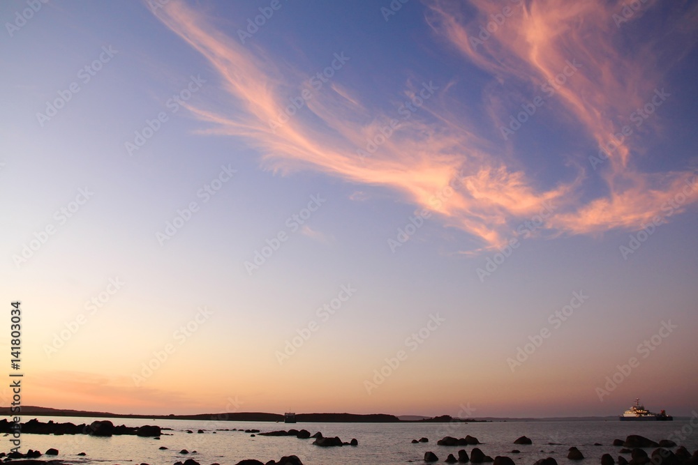 Wall mural dampier coastline in pilbara region, australia