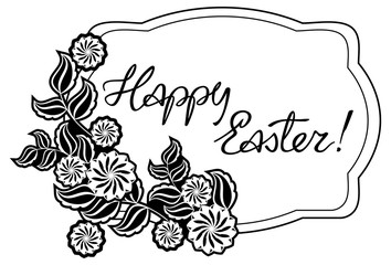 Artistic written greeting text 