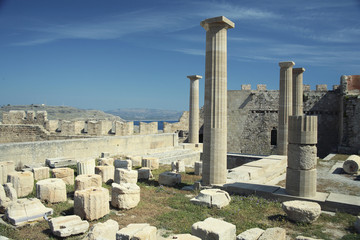 Acropole de Lindos /  Ile de Rhodes / Grèce