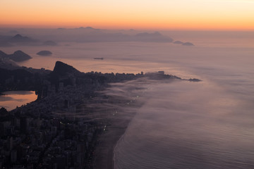 Sunrise in Rio de Janeiro, Brazil