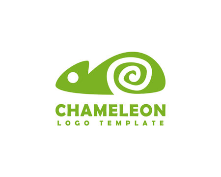 Chameleon logo template
