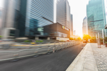 Fototapeta premium urban traffic street in city of China.