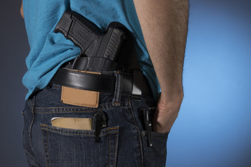 Man with everyday carry items (EDC)