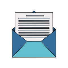 mail envelope icon image vector illustration design