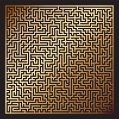 Vector background stylized as a maze.