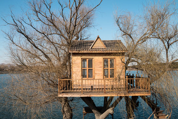 treehouse on the lake