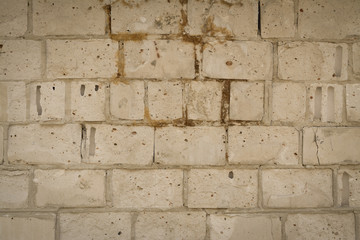 Old big brick background and texture