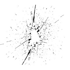 Abstract artistic paint splashes black and white. Ink splashes background. Black and white texture.