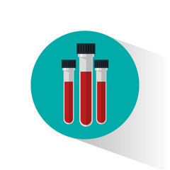 set blood test tube donation vector illustration eps 10