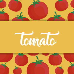 tomato vegetale concept. colorful design. vector illustration