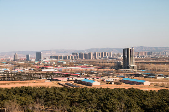 China city skyline