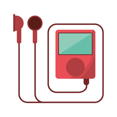 mp3 music gym equipment vector illustration eps 10
