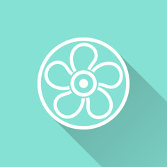 Fan - vector icon.