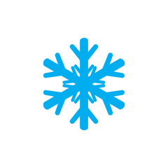 snow icon isolated vector