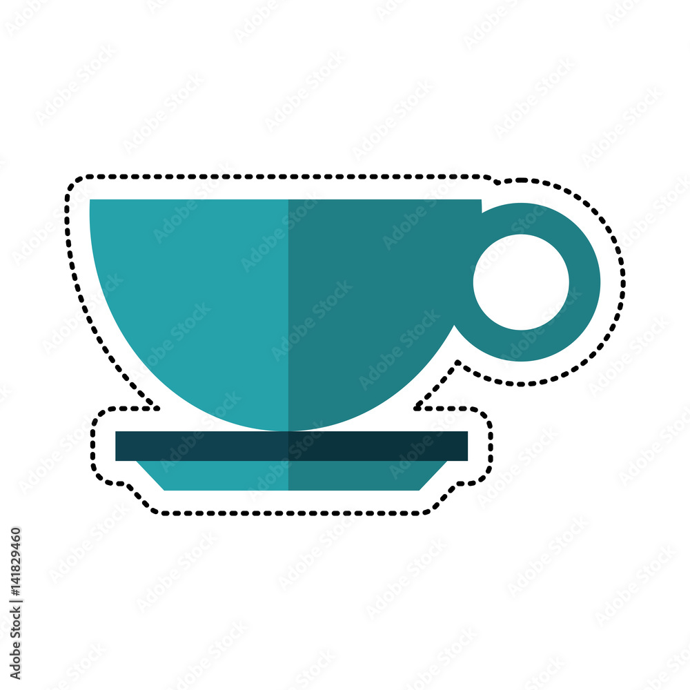 Canvas Prints cartoon coffee cup hot drink vector illustration eps 10