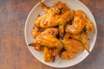 Grilled chicken wings