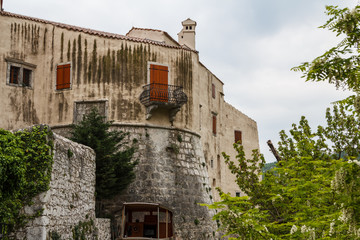 Remains of the Venetian castle in Bakar village, Croatia