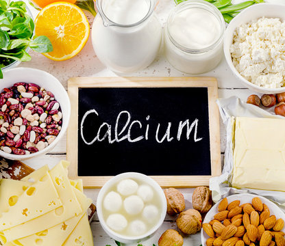 Products rich in calcium.