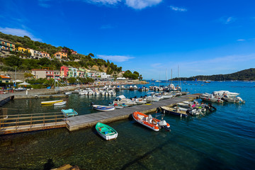 Fototapeta na wymiar Portovenere in Cinque Terre - Italy