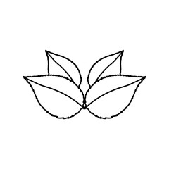 Leaves ecology concept icon vector illustration graphic design