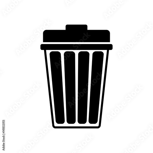 "Isolated trash can icon vector illustration graphic design" Stockfotos