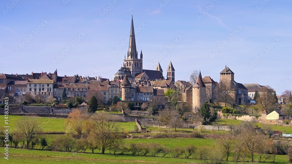 Canvas Prints autun kathedrale - autun in france, the cathedral