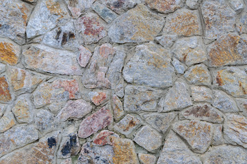 Stone seamless wall background and texture. Stone background