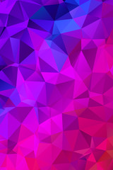 Obraz premium Vector Geometrical polygon abstract purple background