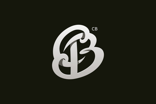 Letter B and C Monogram Logo Design Vector
