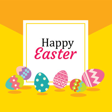 Happy easter egg background and wallpapers.Can be used for wallpaper,flyers, invitation, posters, brochure, greeting card.