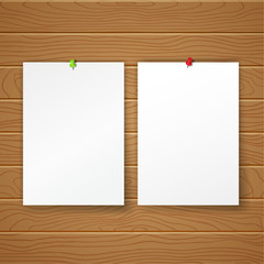Two blank clean