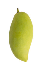 Mango fruit isolated on white background.