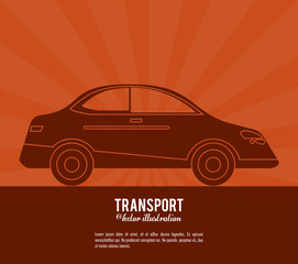 transport car vehicle design vector illustration eps 10