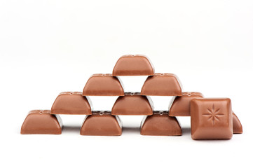 slices chocolate