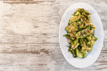 zucchine grigliate a nastro dx