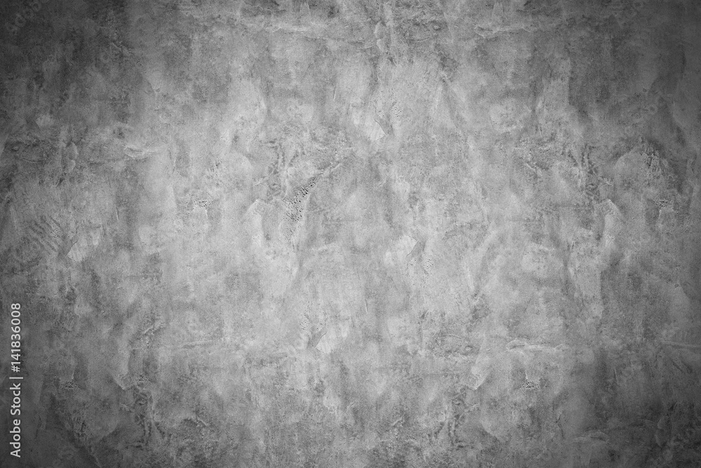 Poster design on cement and concrete wall with shadow for pattern and background