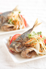 Marinated small horse mackerel