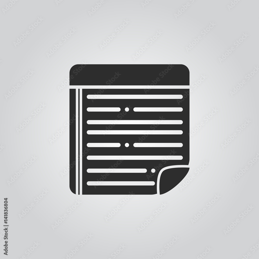 Poster notes icon