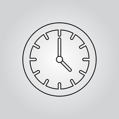Clock vector icon