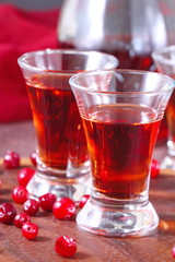 Alcohol cranberry drink